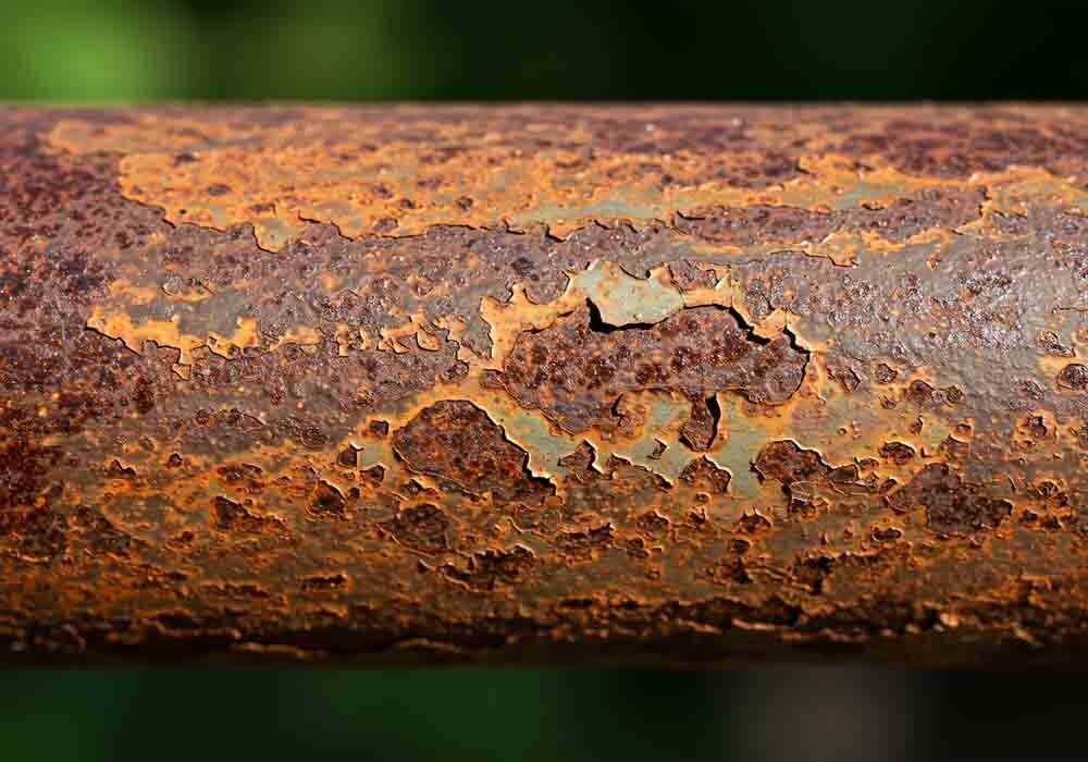 corroded pipe