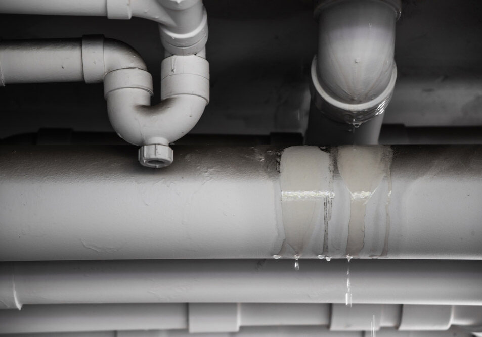 leaky pipes